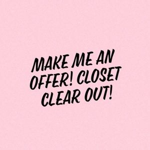 CLOSET CLEAROUT 💐